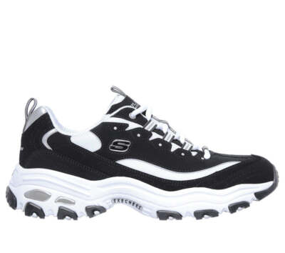 Skechers D'Lites Black White