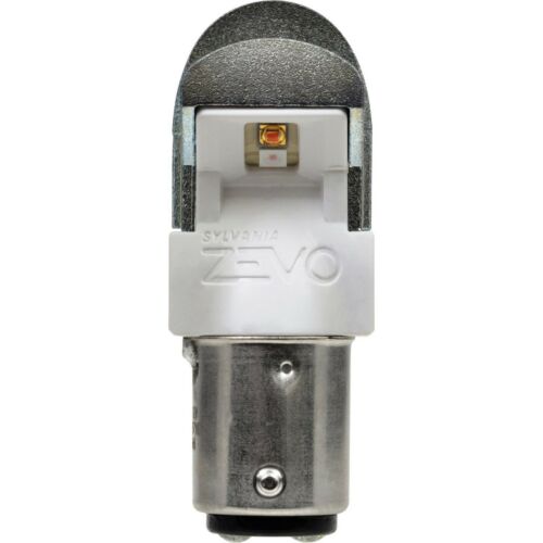 Sylvania ZEVO LED Light 1157 Amber Orange Two Bulbs Front Turn Signal Stock Fit - Picture 4 of 12