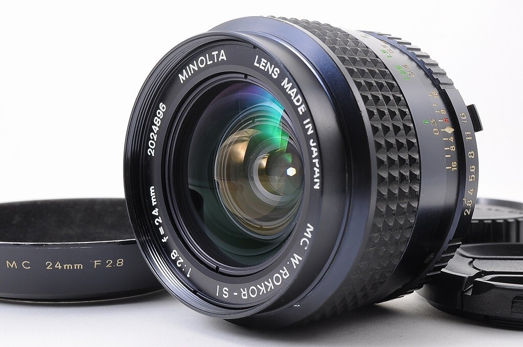 【超極上品】MINOLTA MC W.ROKKOR-SI 24mm 2.8 Minolta MC W-Rokkor-SI 24mm F2.8 修理記録 – レンズ修理なら