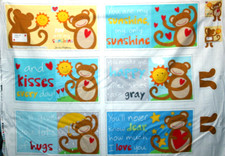 YOU ARE MY SUNSHINE 3D SOFTBOOK PANEL FROM STUDIO E - 100 COTTON FABRIC