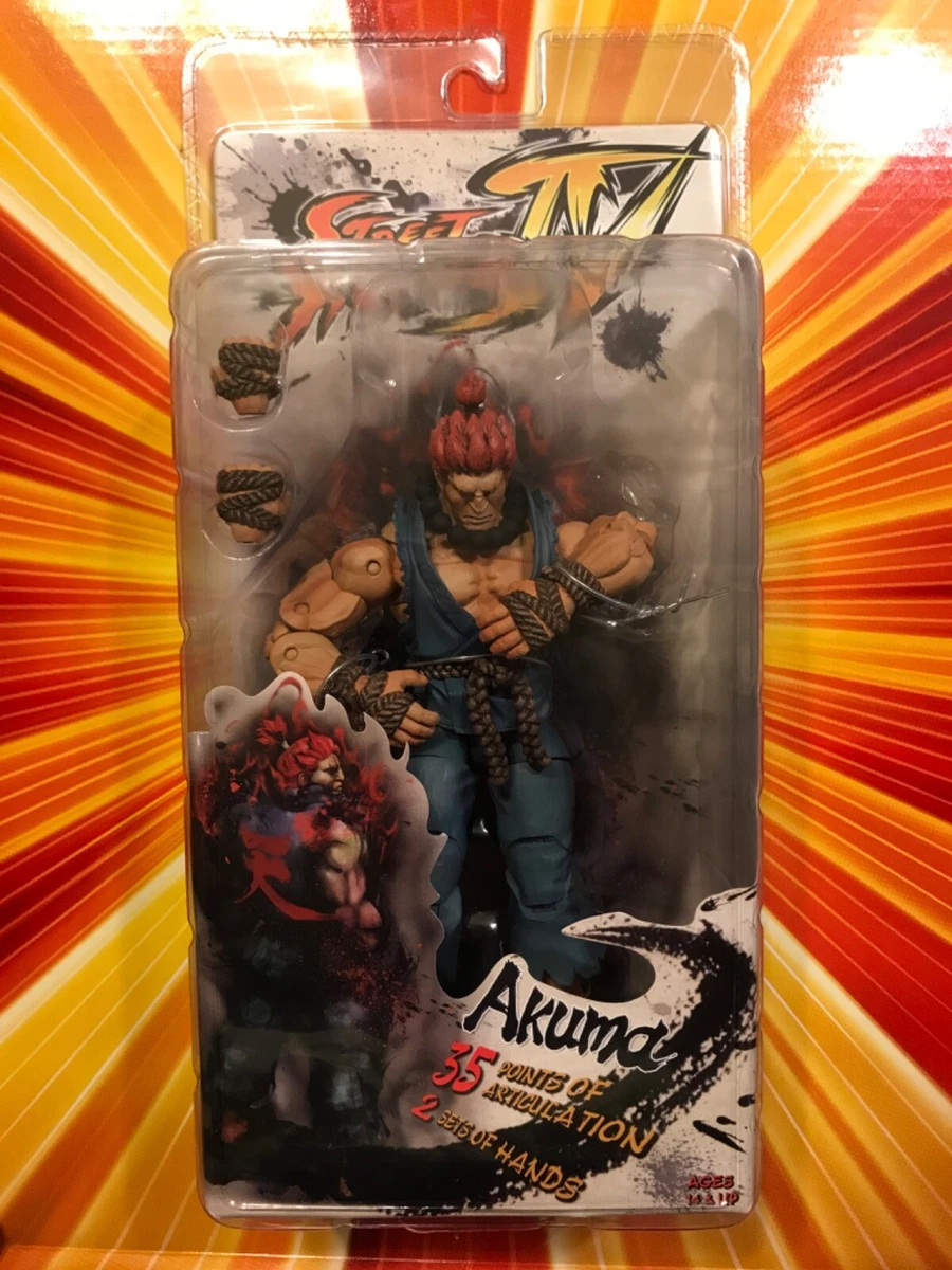 Figurine NECA Classic Akuma – Street Fighter IV Round 2 – 2009 – Rare Et Neuve