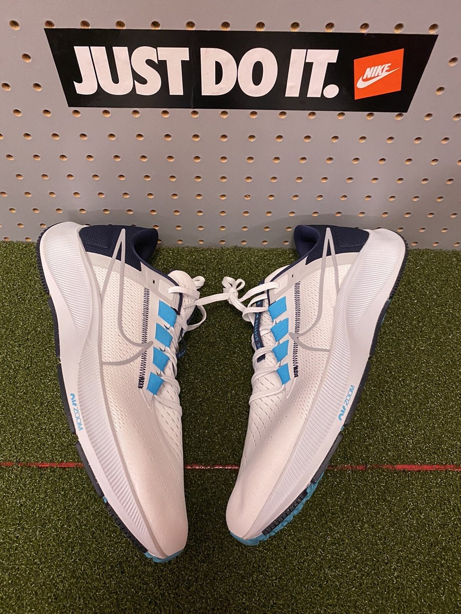 Nike Air Zoom Pegasus 38 TB Grey White Blue Running Shoes