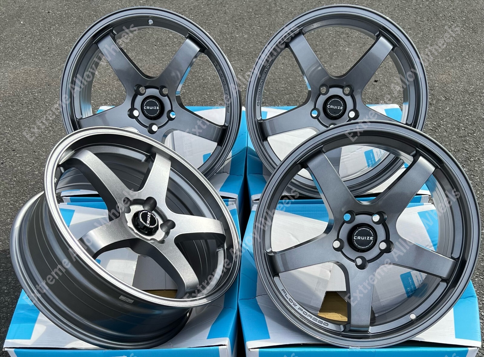 18" Gm GTR Alloy Wheels Fits Toyota MR2 Previa Rav 4 Soarer Verso 5x114