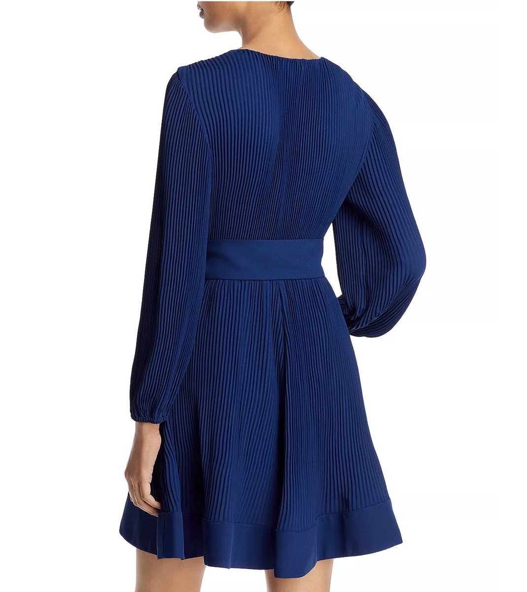 open lace back dress Liv Pleated Dress in Dark Forest main image 1