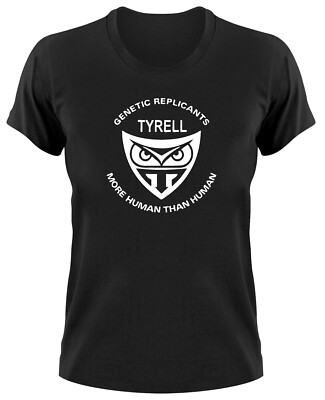 Tyrell Genetics Replicant Blade Runner Logo Damen T-Shirt 2049 Fanshirt Fan Film