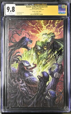 Venom: Lethal Protector II #1 Fan Expo Virgin Edition CGC 9.8 Signed Alan Quah