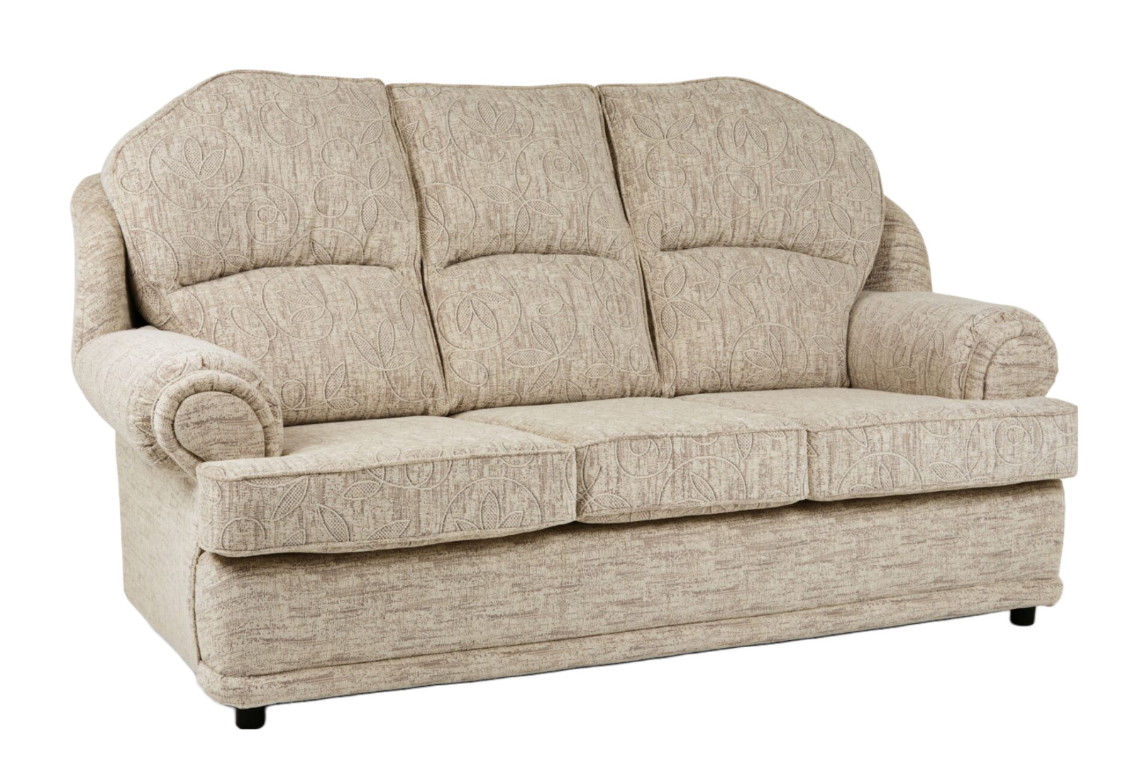 Classic Modern Beige Fabric 3 Seater 2 Seat Armchair Sofa Suite KENT 32