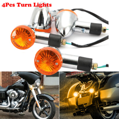 4PCS Motorcycle Turn Signal Lights Blinker For Yamaha V Star 650 950 1100 1300 E - Foto 12