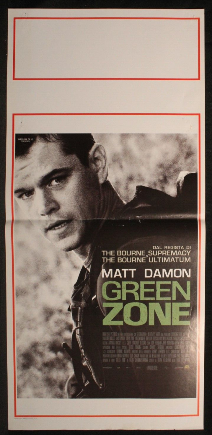 Locandina originale film Green Zone (2010) - Regia di Paul Greengrass