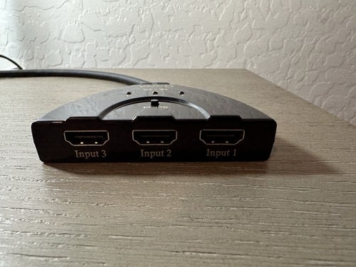 GANA 3-Port 4K 2K, HDMI Network Switch with Flex Cable. - Picture 3 of 4