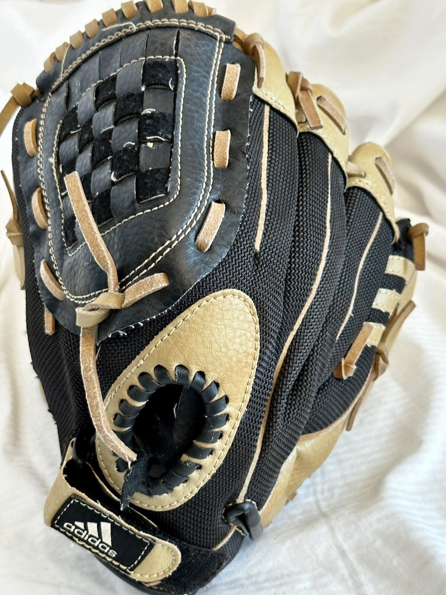 Adidas TS1100SD Black/Brown Right-Handed Baseball Glove/Mitt Easy