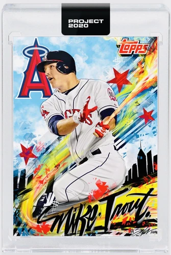 Topps Project 2020 Mike Trout RC #399 by King Saladeen Limited PR w/box Mint+