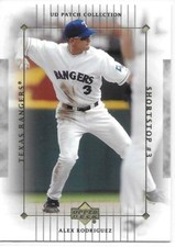 2003 Upper Deck Baseball Patch Collection Alex Rodriguez Rangers