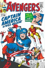 AVENGERS #4 COMIC BOOK COVER POSTER/PRINT 8 OPTIONS FREE SHIPPING E94