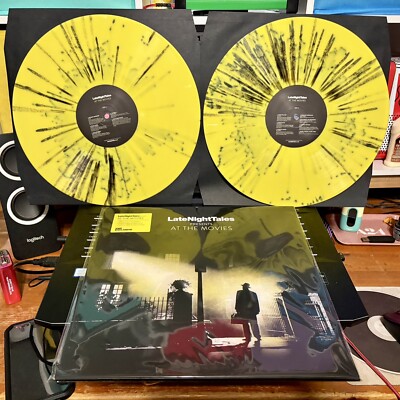 LATE NIGHT TALES PRESENTS At The Movies 2xLP Vinyl Me Please Yellow/Black #0172