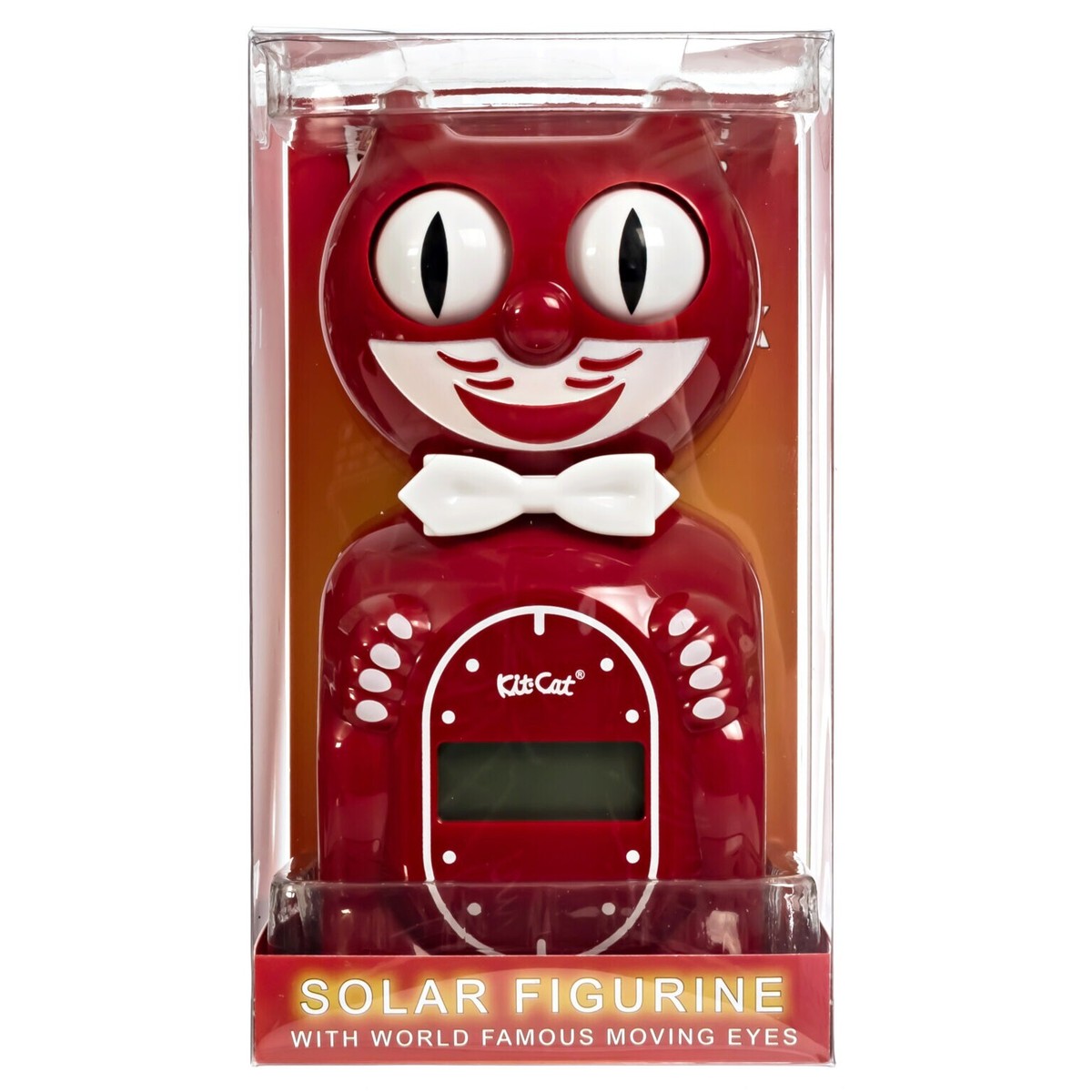 Kit-Cat Klock Digital Alarm Solar-Powered Eyes Move, 6