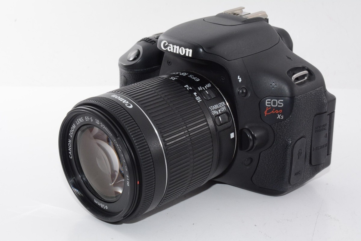 Exc+5/20971shots]Canon Eos Kiss X5 / EF-S 18-55 Stm Lens Set