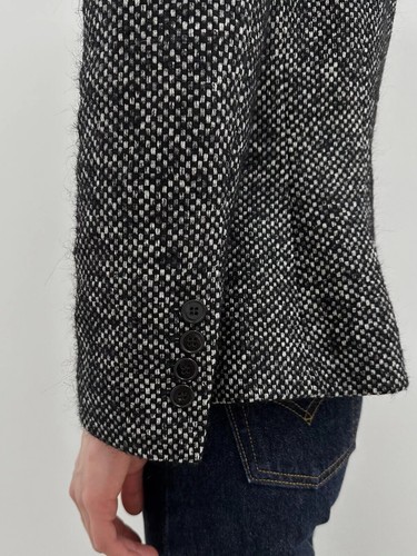 Dolce & Gabbana Women Fitted Blazer Coat Jacket Wool Alpaca Mohair Size 42 - Picture 10 of 17
