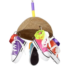 1504 Coco Sneaker Medium Bird Toy parrot cage toys african grey amazon conure