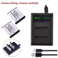 D-LI68 DLI68 Battery or Slim charger for Pentax Optio S10 S12 A36 A40 Q Q10 VS20