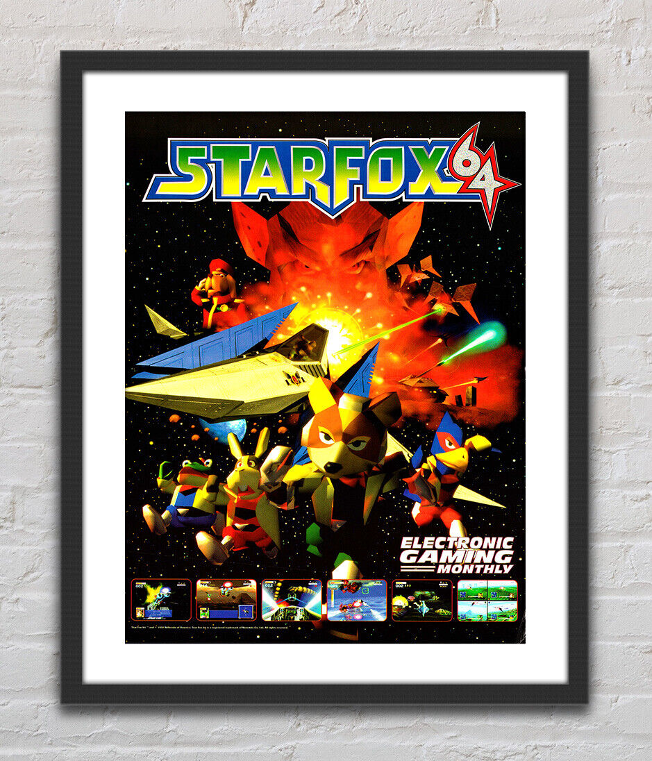 Star Fox 64 - Space Battle Poster Poster Print - Item # VARPYRPAS0748 -  Posterazzi