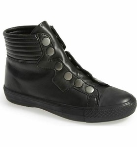 ash leather high top sneakers