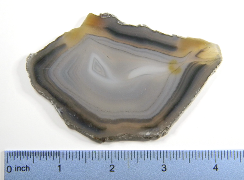 Natural Thin Geode Agate Slice Size 2 45.15 grams - Picture 5 of 6