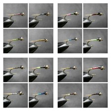 48 TUNGSTEN HEAD NYMPHS FOR FLY FISHING (16 MODELS)-SPANISH NYMPHS 80