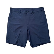 PGA Tour Golf Shorts Performance Stretch Flat Front Navy Blue Mens Size 38