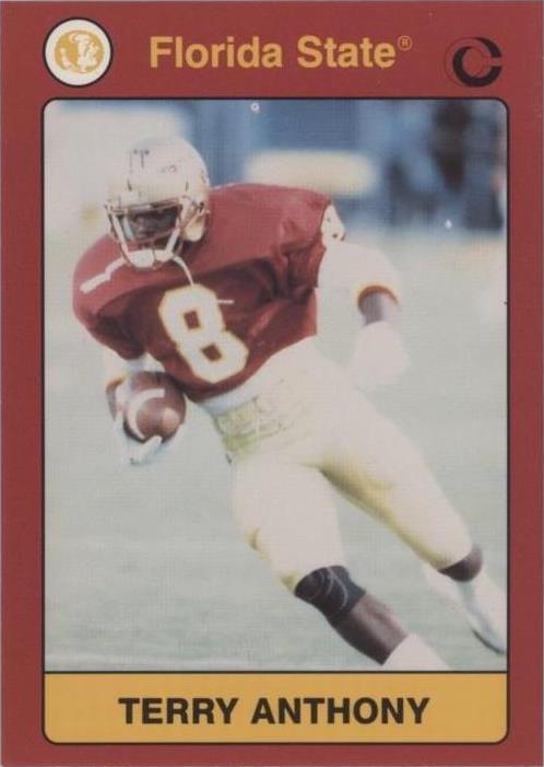 1991 Collegiate Collection Florida State Seminoles Terry Anthony #16 - 1 of 2
