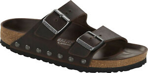 Birkenstock Arizona Exquisit Light Studs Habana Fettleder Nieten Sandale Normal Ebay