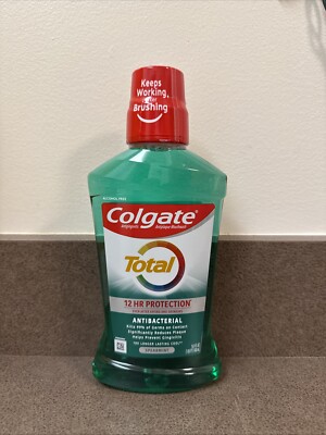 Colgate Total 12 HR Pro-Shield Antibacterial Mouthwash, Spearmint  16.9oz
