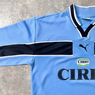 PUMA Lazio 1998-1999 Home L/S Shirt Size M Authentic Free Shipping