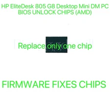 HP EliteDesk 805 G8 Desktop Mini DM PC, ADMIN NO PASSWORD BIOS CHIP DAF92CMB6H0