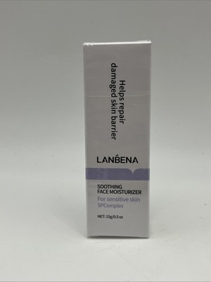 LANBENA Soothing Face Moisturizer 15g 0.5 oz Repair Sensitive Skin SPComplex New