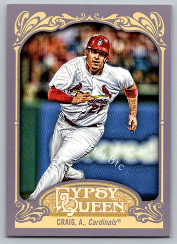 2012 Topps Gypsy Queen #201 Allen Craig - Bild 1 von 2