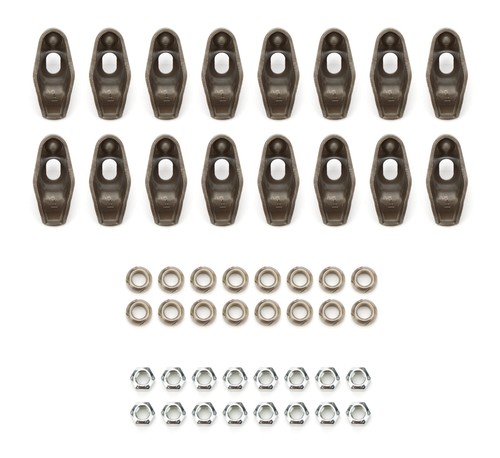 Elgin RK-1840NS, Set of 16 Natural Steel Sbc Nitro Rocker Arm Kit 1.5 Ratio 7/16 - Picture 3 of 10