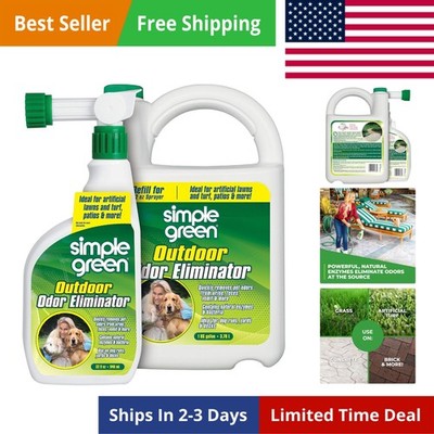 Outdoor Odor Eliminator for Pets, Dogs, Ideal for Artificial Grass & Patio 32...