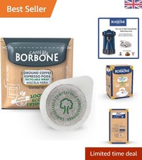 Rich Black Coffee Blend Pods - 50 Eco-Friendly ESE-Compatible Pads for Espresso 0.32 per lighter