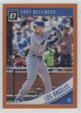 2018 Donruss Optic Variation Orange Prizm Cody Bellinger (Batting Stance) 8k4