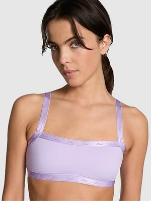 Victoria's secret Pink weiches Stretch-Bralette mit U-Ausschnitt Lila