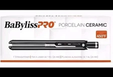 BaBylissPRO Porcelain Ceramic 1 1/2" Straightening Iron |   NIB