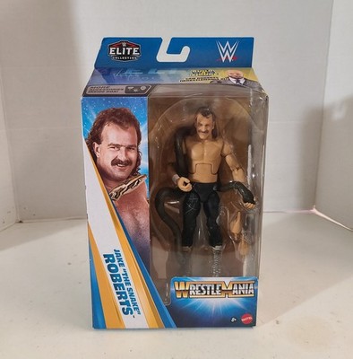 WWE Elite Wrestlemania Jake The Snake Roberts Wrestling Figure With Sam baf New