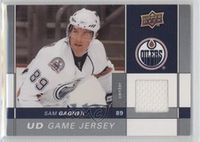 2009-10 Upper Deck Game Jersey Series 1 Sam Gagner #GJ-SG 0c3