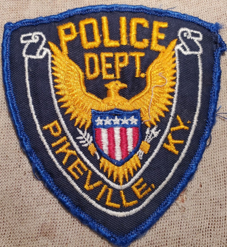KY Vintage City of Pikeville Kentucky Police Shoulder Patch