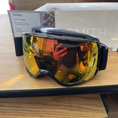 Smith Grom Youth Fit-medium ChromaPop Everyday Red Mirror