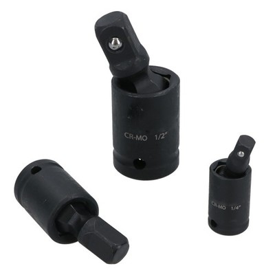 Universal Joint Wobble Swivel Socket Extension Adapter UJ s 1/4 3/8 1/2 Drive