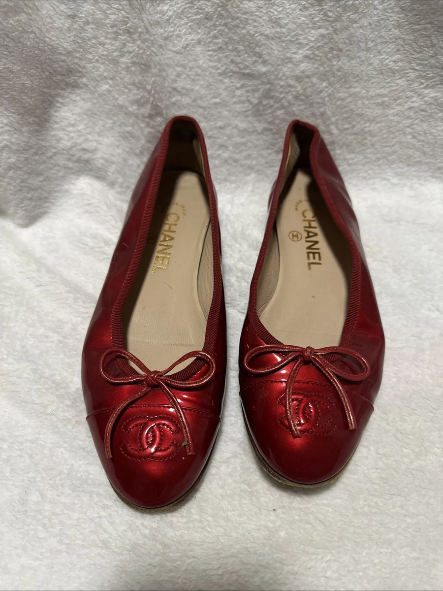 CHANEL Red Flats for Women for sale - eBay