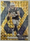 2025 Panini Mosaic - Drake Maye #28 Reactive Yellow Mosaic Prizm