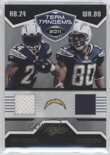 2011 Panini Absolute Memorabilia 15/50 Malcom Floyd Ryan Mathews #25 0m8